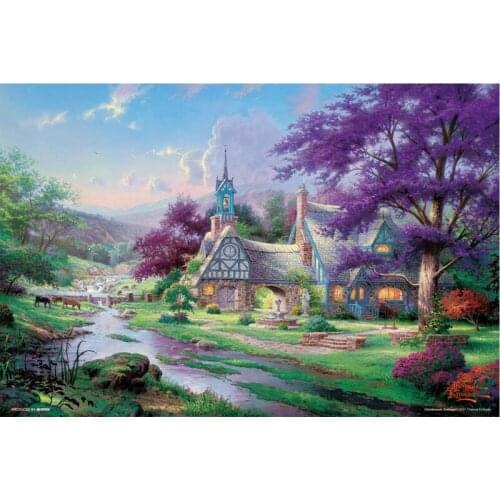 5D DIY square round Diamond Painting country sceney Cross Stitch Diamond Embroidery Pattern Rhinestone Home Decor J0357