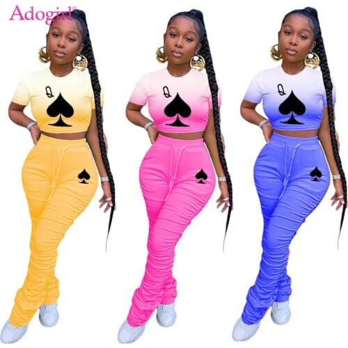 Adogirl Women Changing Color Two Piece Set