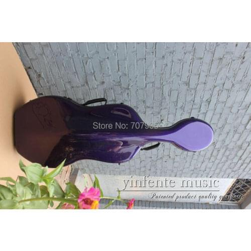 One -24/4 Cello Case Hard case Carbon Fiber Strong Light High quality wine Color N2