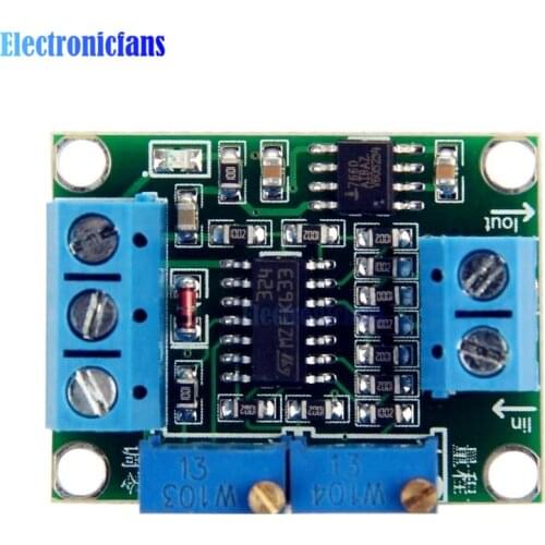 DC 7V-35V 0-2.5V 3.3V 5V 10V 15V Current to Voltage 4-20mA to 0-5V Isolation Transmitter Signal Converter Module