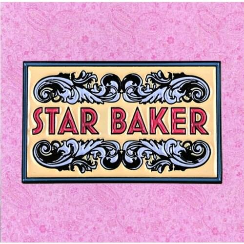 Star Baker British Bake Off inspired enamel pin foodie gift for mum brooch