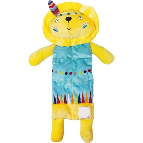Dog Squeaky Toy Plush Squeaky Dog Chew Toy No Stuffing Squeaky Plush Dog Toy Pet Puppy Dog Supply