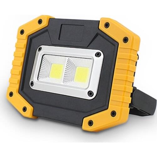 IP44 COB USB Charging Rechargeable Led Work Lamp Waterproof 20W Led Reflector Spot Light Outdoor for Hunting Camping Tactical