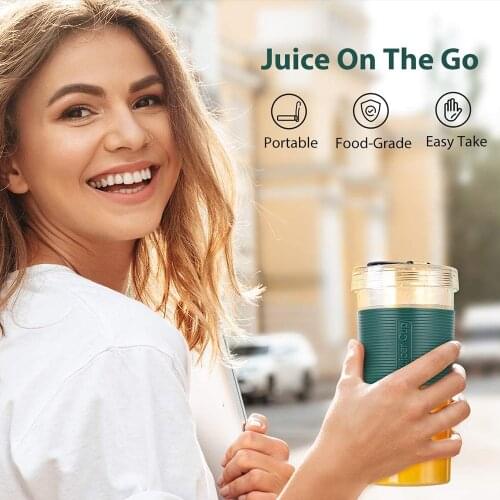 320ml Mini Portable Electric Juicer Bottle Blender Lemon Orange Mixer Fruit Squeezer USB Rechargeable Smoothie Maker Juicing Cup