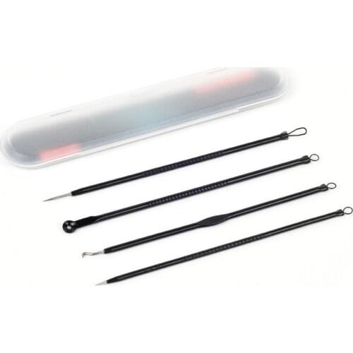 New 4PCS Acne Needle Set Pore Spot Cleaner Blackhead Blemish Pimples Removers Blackhead Face Skin Care Tools