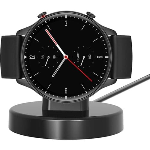 Portable Separable USB Charger Charging Cradle Charging Cable For Amazfit Gtr 2 (GTR2) /T-REX Pro / GtS 2e 2mini Smart Watch