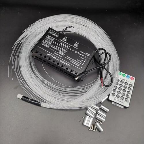 5W Car interior ceiling Meteor starry sky Ceiling Effect White Lighting LED Engine Driver With 50Pcs Fibers