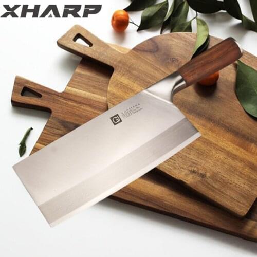 Chef Knives 4CR13 Stainless Steel Slicing Knife Meat Chicken Vegetable Chinese Cleaver Butcher Nakiri Chopping Cooking Cutter