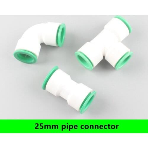 PPR 25mm Straight Elbow Tee Water Pipe Quick Connector DN20 PPR Pipe Fitting For Garden Irrigation Water Tank Free Welding&Glue