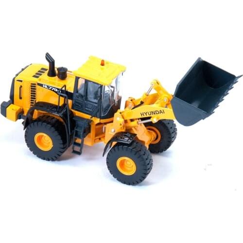 Rare Alloy Toy Model 1:40 Scale HYUNDAI HL770-9 Wheel Loader Engineering Machinery Diecast Toy Model For Collection,Decoration