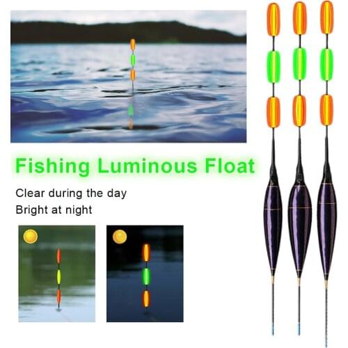 Fishing Bobber Night Lighted Fishing Float with Luminuous Glowing Stick High Sensitivity Striped-Bass Fishing Accessories생선 플로트