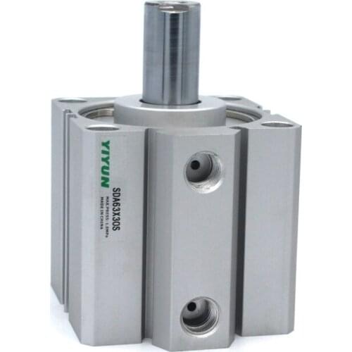 SDA63X5S SDA63X5B SDA63X5SB SDA63X10S SDA63X10B SDA63X10SB SDA63X15S SDA63X15B SDA63X15SB YIYUN Pneumatic Compact Cylinder