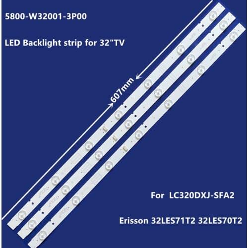 15 PCS/lot 7LED LED backlight strip for Skyworth 32E3 32X3000 32E3000 32HX4003 5800-W32001-3P00 0P00 CRH-A323535030751AREV1