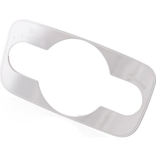 Stainless Steel Car headlight switch decoration paillette headlight conversion switch trim For Ford Ecosport Fiesta