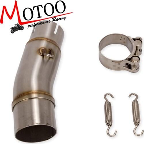 Free shipping Motorcycle Exhaust middle pipe for Kawasaki Z250 Z300 Ninja 250R Ninja 300 2008-2017 NJ 400 Ninja400 2018 2019