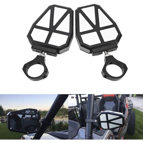 UTV 1.75" Roll Bars Side Convex Rearview Mirror for Arctic Cat Wildcats for Yamaha Rhinos 450 660 700 for Polaris Rangers