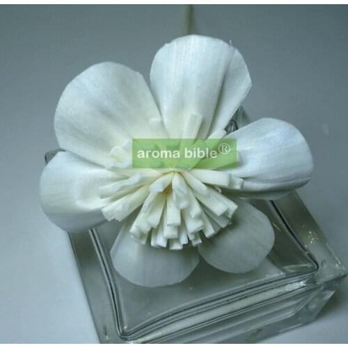 1000 pcs /lot Handmade sola wood flowers for fragrance diffuser and home decor with 12cm Rope or rattan reed sticks Top quality