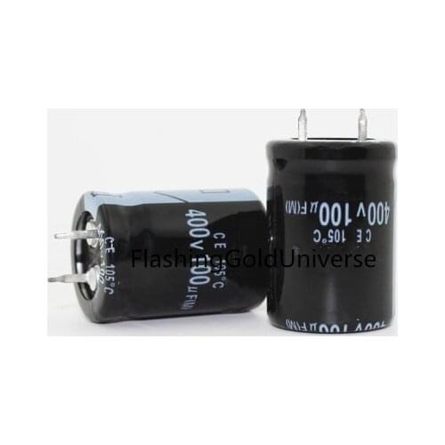 400V 100UF 100UF 400V Electrolytic Capacitor volume 22X30 best quality