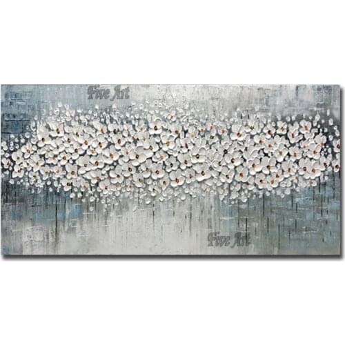 Large Size Handpainted Oil Painting Handmade Abstract Modern Oil Painting On Canvas Art Knife Canvas Painting For Bedroom Hotel
