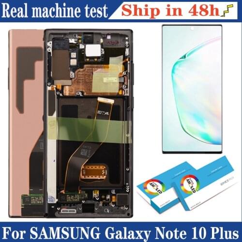 Original Super AMOLED Display Note 10+ for SAMSUNG Galaxy Note 10 Plus N975 LCD Touch Screen Digitizer Repair Part LCD