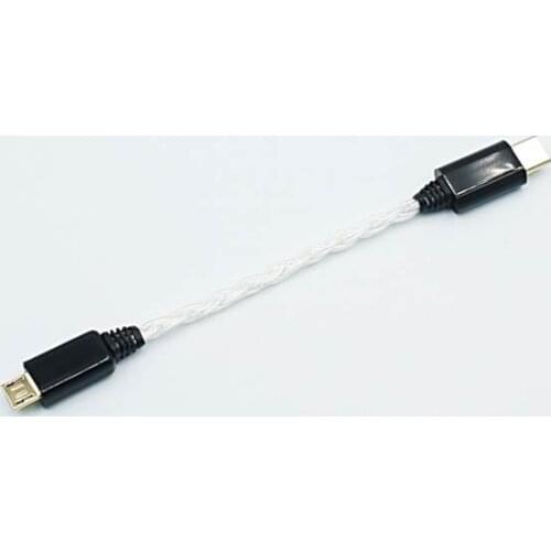Type-C to Micro USB Silver-plated Cable Audio Decoding Cable