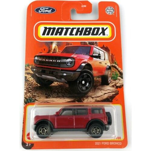 2021 Matchbox Cars 2021 FORD BRONCO 1/64 Metal Diecast Collection Alloy Model Car Toys