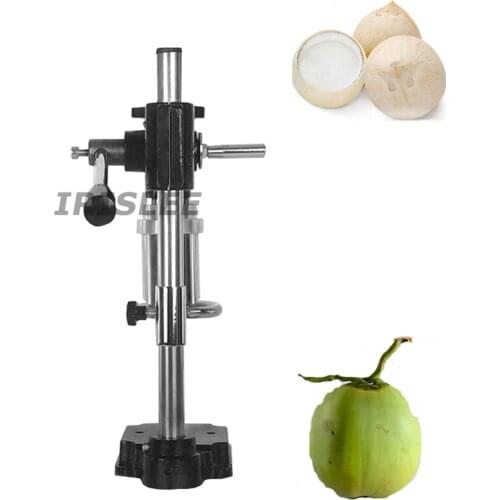 Commercial Coconut Opener Manual Opening Coconuts Machine Save Effort Stainless Steel Capping Cover Drilling Machine