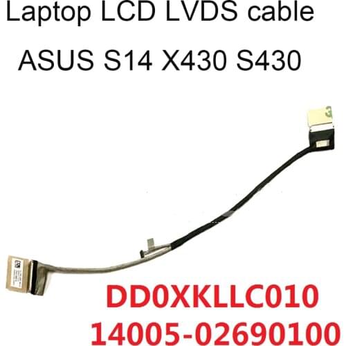 Computer Cables For Asus VivoBook S14 X430 X430U S430U S430 FA UA LVDS Cable 14005-02690100 DD0XKLLC010 Screen Video Flex 30 Pin