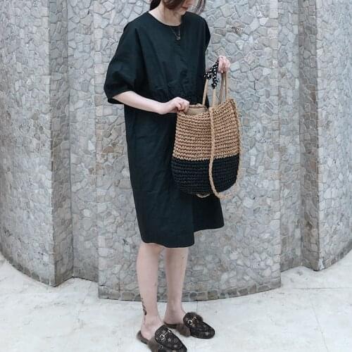 Summer 2020 new female large size college style large size loose slim short-sleeved dress 0630