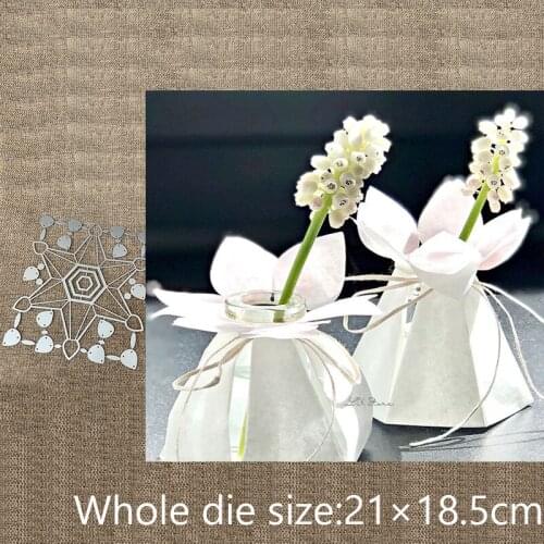 XLDesign Craft Metal Cutting Dies stencil mold 3D box decoration scrapbook Album Paper Card Craft Embossing die cuts