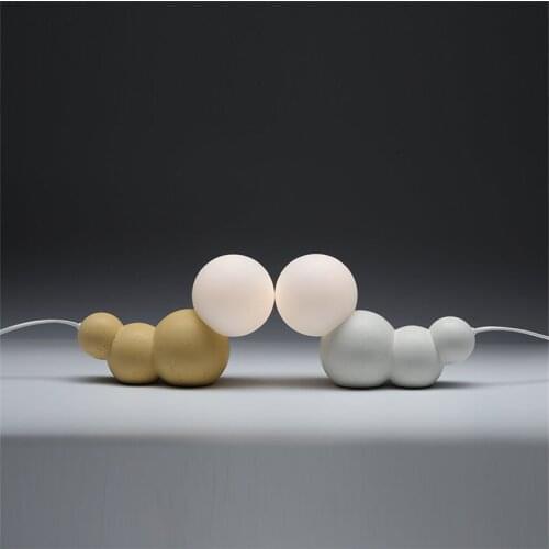 Cute Caterpillar Table Lamps Childrens Room Macarons Cartoon Animal Bedroom Bedside Decor Lamp Boy Girl Room Study Table Lights