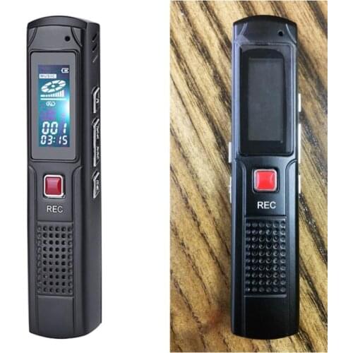 8G Voice Activated Mini Voice Recorder with Earphones and USB Cable WAV Recorder