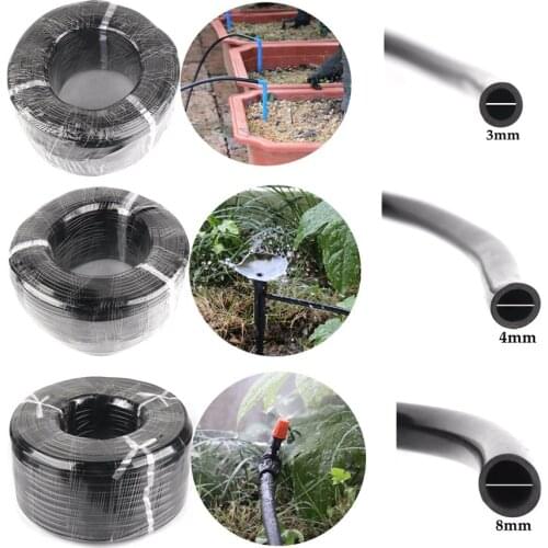 Wholesale 3/5mm 4/7mm 8/11mm Soft PVC Garden Hose Drip Irrigation Water Pipe Farm Micro Irrigation System Water Tube Line