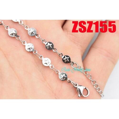 Pentagram stainless steel brace lace fashion bracelet fashion jewelry 20pcs ZSZ155