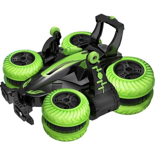 2.4Ghz RC Stunt Car 4WD Radio Remote Control Cars With LED Light Toy 360 Degree 10km Electric RC Vehicle Toys Birthday Gift