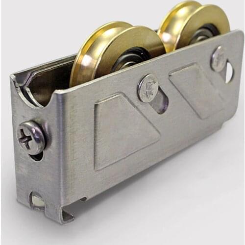 888-Type Sliding Door Plastic Steel Window Pulley Aluminum Alloy Brass Wheel Muted Roller House Hardware
