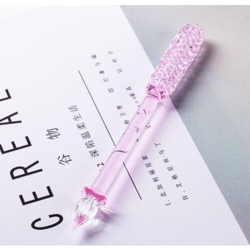 Hand touch water glass dip pen color ink transparent crystal pen gift set