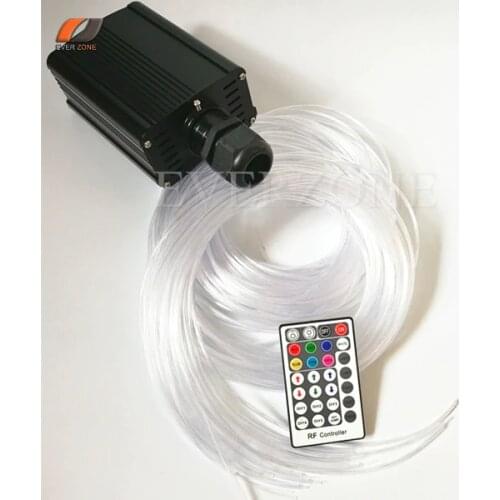 Sensory Sparkle Optic Fiber Light Kit 80pcs 3*0.75mm 3m with 16W LED Light Source RF Remote Controller