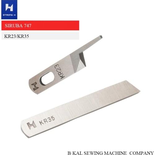 STRONG H brand SIRUBA 747 KR23 KR35 Upper Down Knife for JACK JK-800/798/900E/C4/C5 knive 20719007/20119002