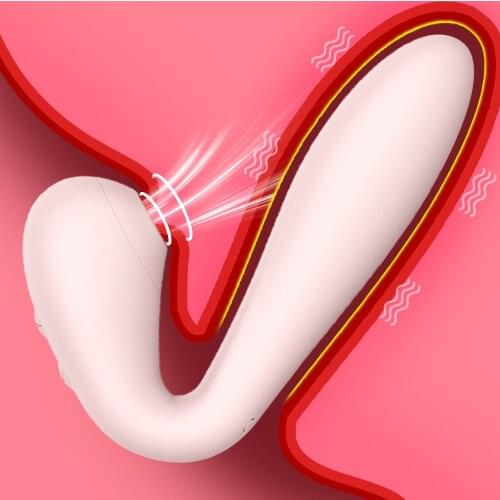 2-in-1 Sucking Dildo Vibrator Blowjob Nipple Clitoris Sucker Stimulator Vibrator 10Speeds USB Rechargeable Anal Vibrator Sex Toy
