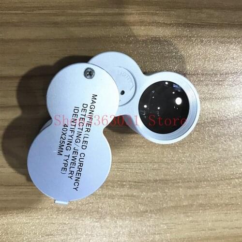 Jewelry Loupe Diamond Magnifier Magnifying Glass with Led
