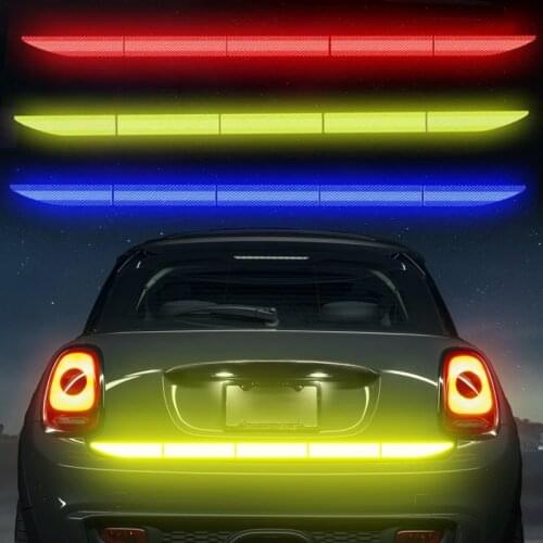 Car Reflective Tape Trunk Protective Warning Strip for Volkswagen POLO Golf Passat B5 B6 B7 Bora MK5 MK6 Tiguan