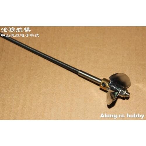 RC Model Boats Spare Part--4*400mm Shaft with 40mm Metal Propeller for Volantexrc ATOMIC SR85 79803 V798-3 RC Remote Boat
