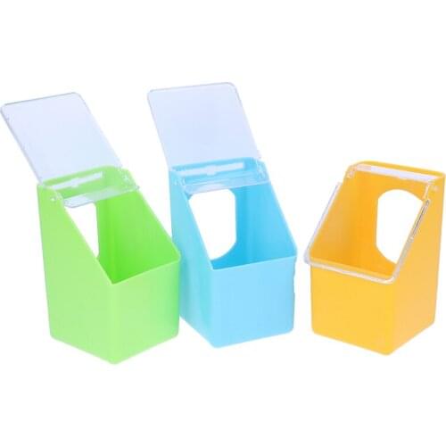 1pc Food Container Pet Supplies Plastic Pigeons Water Feeder Bird Cage Water Dispenser Parrot Hanging Drinker Pot