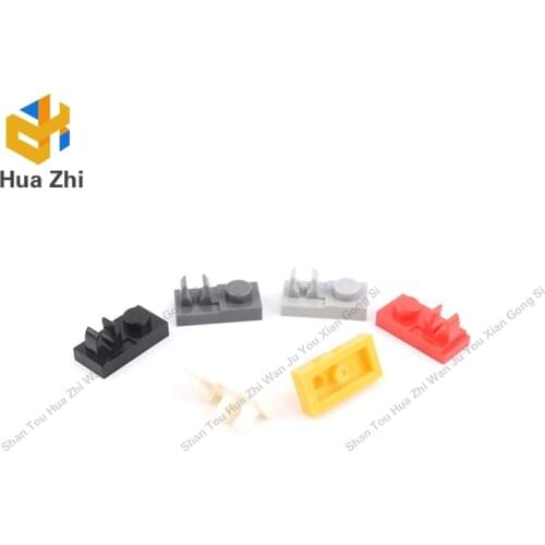 "Building Blocks Parts 92280 10PCS Plate Special 1 x 2 [Top Clip] LEGOING MOCS Education"