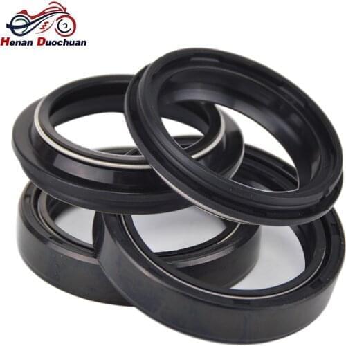 43 55 11 43 55 Motorcycle Front Fork Dust Seal And Oil Seal With Spring for YAMAHA FZS1000 FZS 1000 FZ1 2006-2010 FZ6 MT01 R1 #d