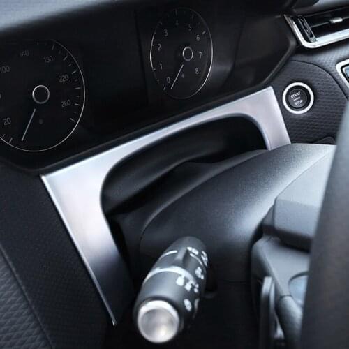 ABS Matt Interior Car Bottom Dashboard Console Strip Trim Accessories for Land Rover Range Rover Velar 2017 2018 car styling