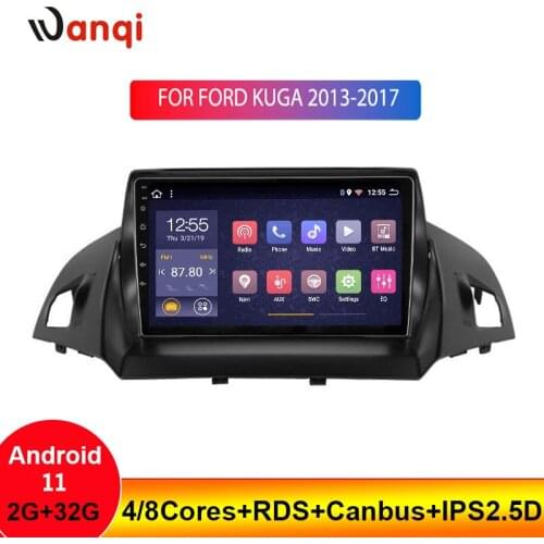 9 inch Full Touch Car Multimedia System For Ford Escape Kuga 2013-2017 GPS Navigation Android 8.1 2G RAM 32G ROM Car Radio BT