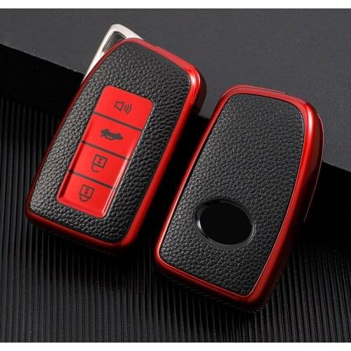 Tpu+Car Key Case Cover Material For Lexus Nx Es Gs Rx Is Rc Lx 200 250 350 450h 300h Es200 Auto Remote Key Holder Shield Fob