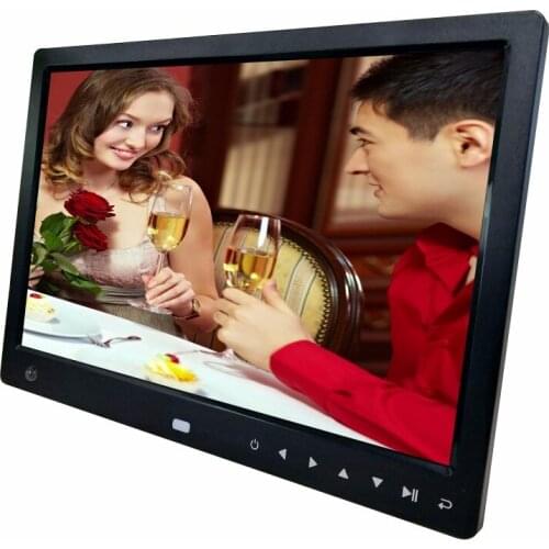 12 inch motion sensor touch buttons infront digital video player picture digital frame advertising machine digital photo frame